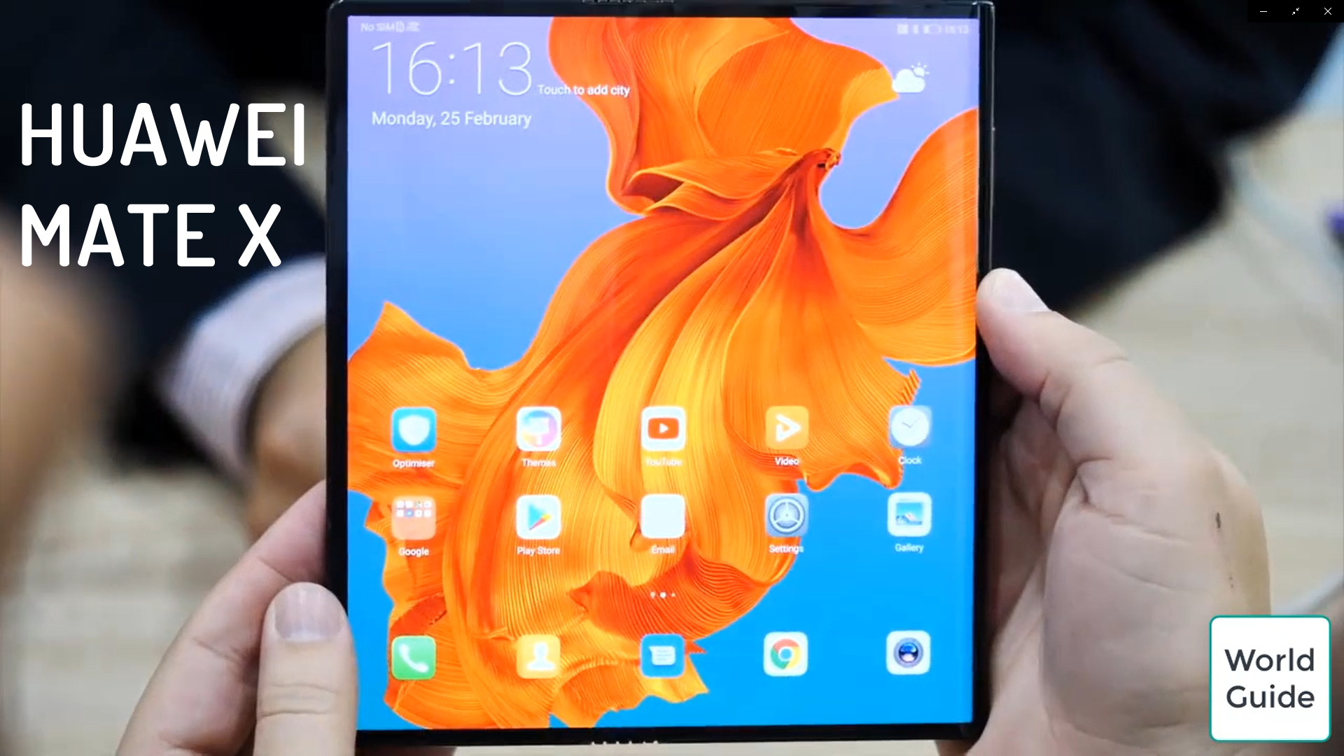 Huawei's New Foldable Smartphone Huawei Mate X